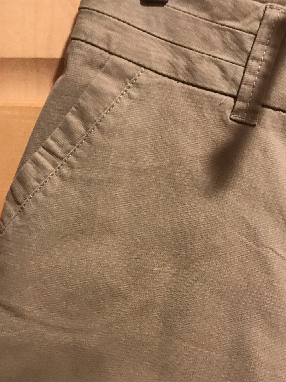 New Sonoma Women's Tan High-Rise Bermuda Shorts - Picture 4 of 7